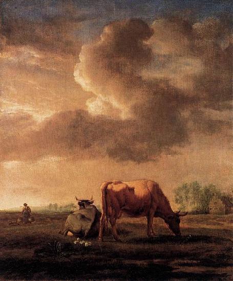 Adriaen van de Velde Cows on a Meadow Germany oil painting art